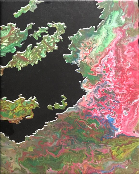 Cartographie 绘画, 9.5x11.8 in