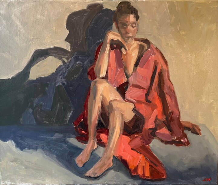Fleur 绘画, 21.7x18.1 in