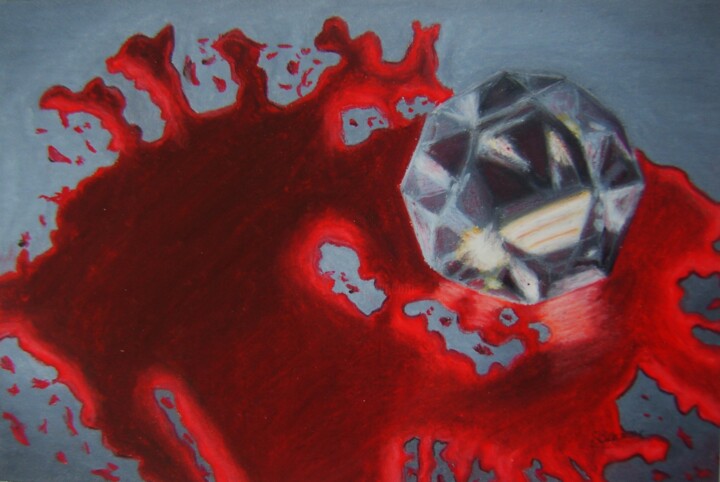 Blood diamond Tekening, 7,1x10,6 in