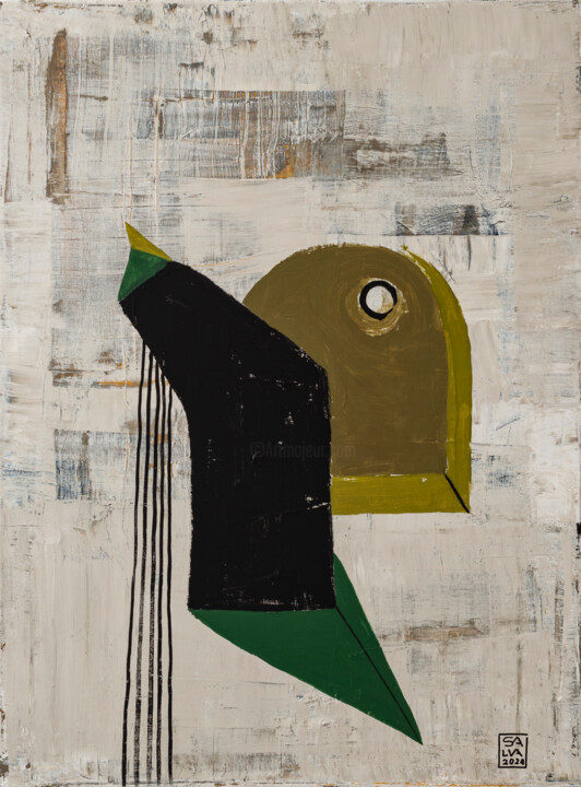 composizione_25/25_24 绘画, 31.5x23.6 in