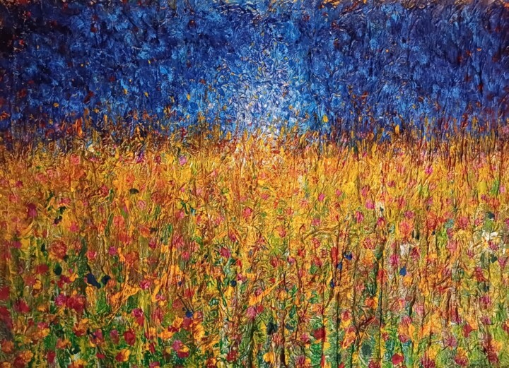 DANS LA NUIT N0 2 Pittura, 22,4x30,3 in