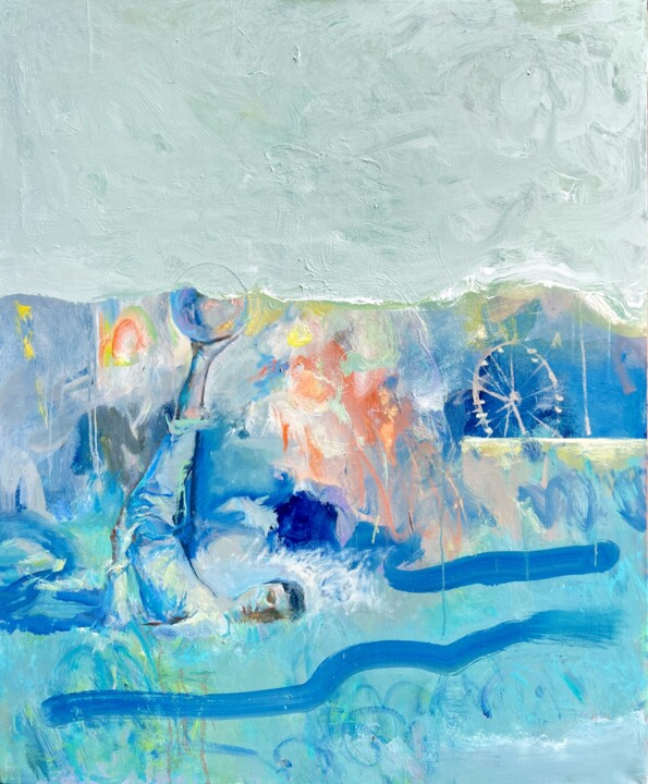 What is Real? 绘画, 45.7x37.8 in
