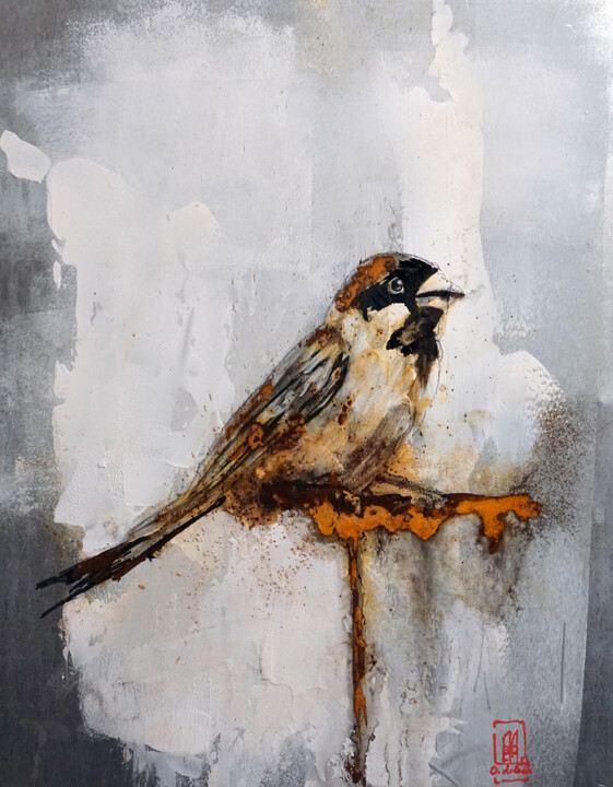 Moineau 绘画, 13x9.8 in