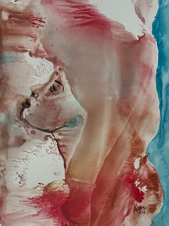 At the sunset of memories Tablo, 12x9 in