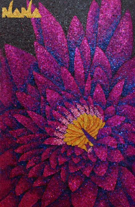 Magic, Glitter Art Tablo, 31,5x19,7 in