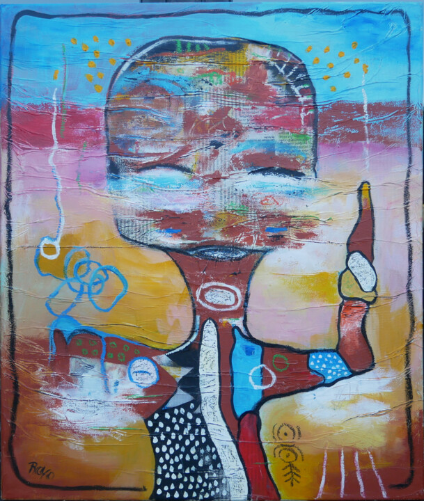 Dream 221124 绘画, 21.7x18.1 in