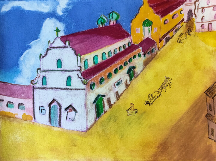 Augustiner Klosterkirche Tablo, 11,7x16,1 in