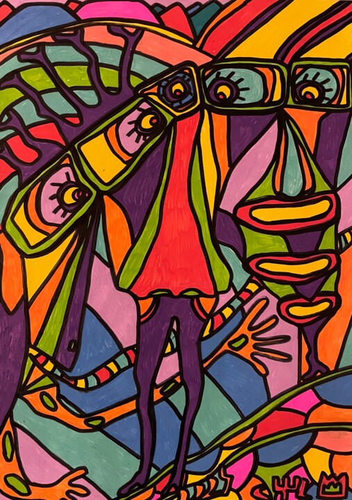 图画,  11.7x8.3 in 