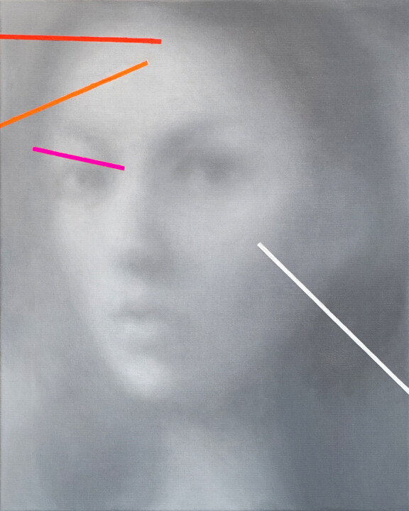 Illusion #24 绘画, 19.7x15.8 in