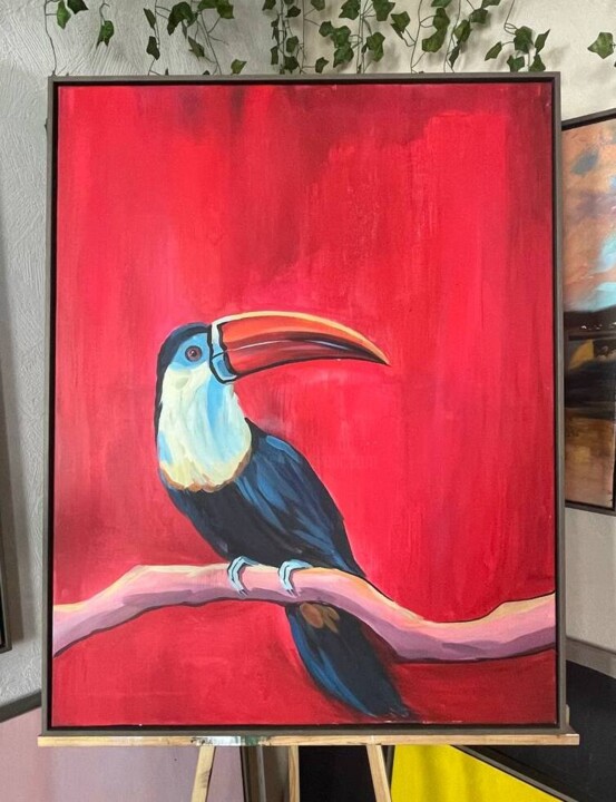 Painting titled "Handmade painting "…" by Bohdan Maslov, Original Artwork, Acrylic
