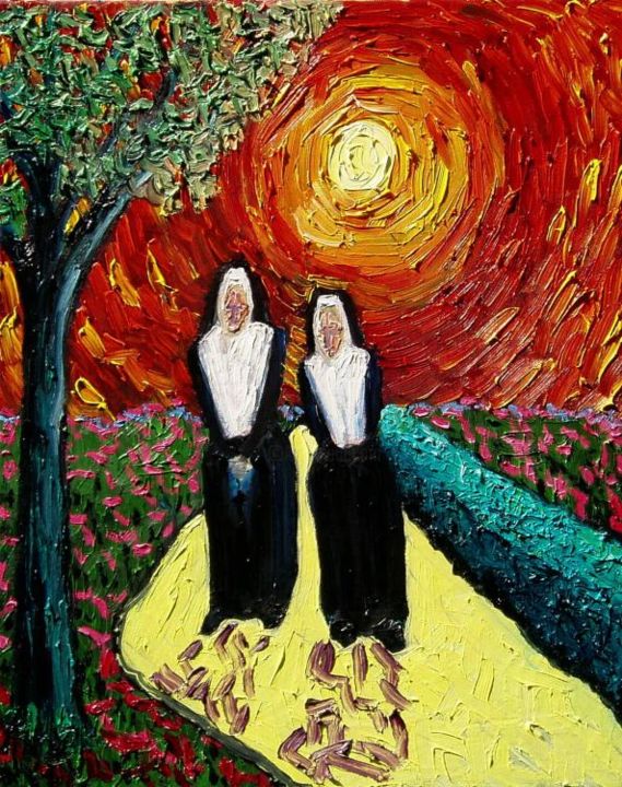 Painting titled "SECOND CONFESSION" by Pat Moffatt, Original Artwork