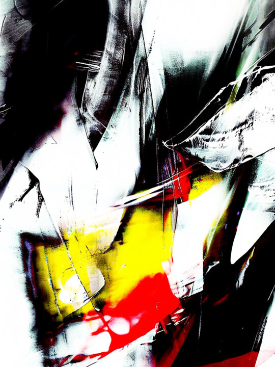 Farbexplosion 19/V 绘画, 70.9x53.2 in