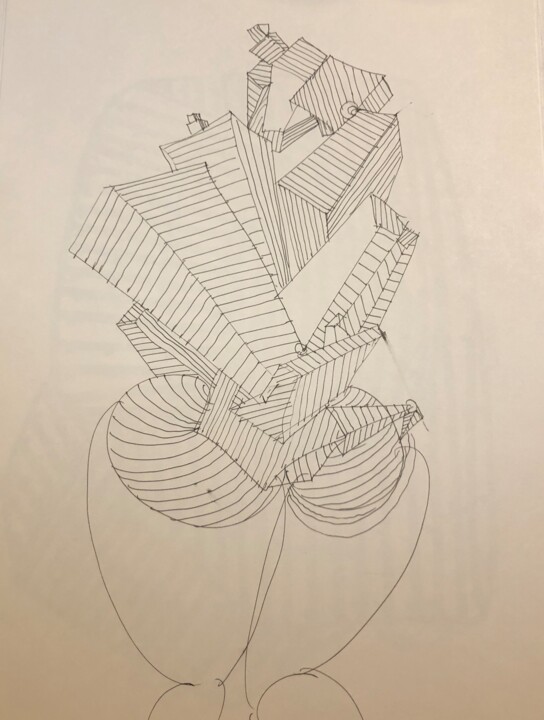 图画,  15.8x15.8 in 
