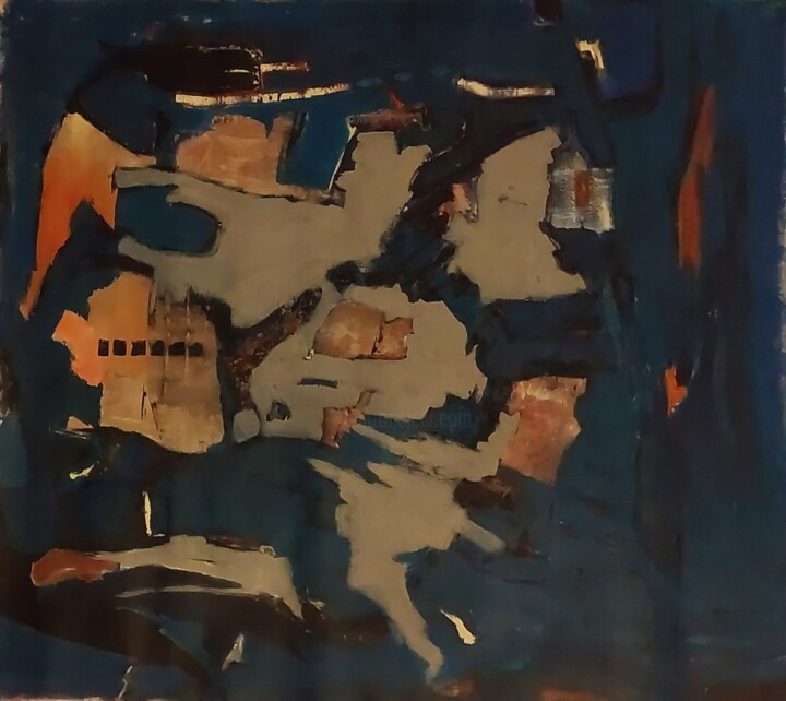 绘画,  35.4x31.5 in 