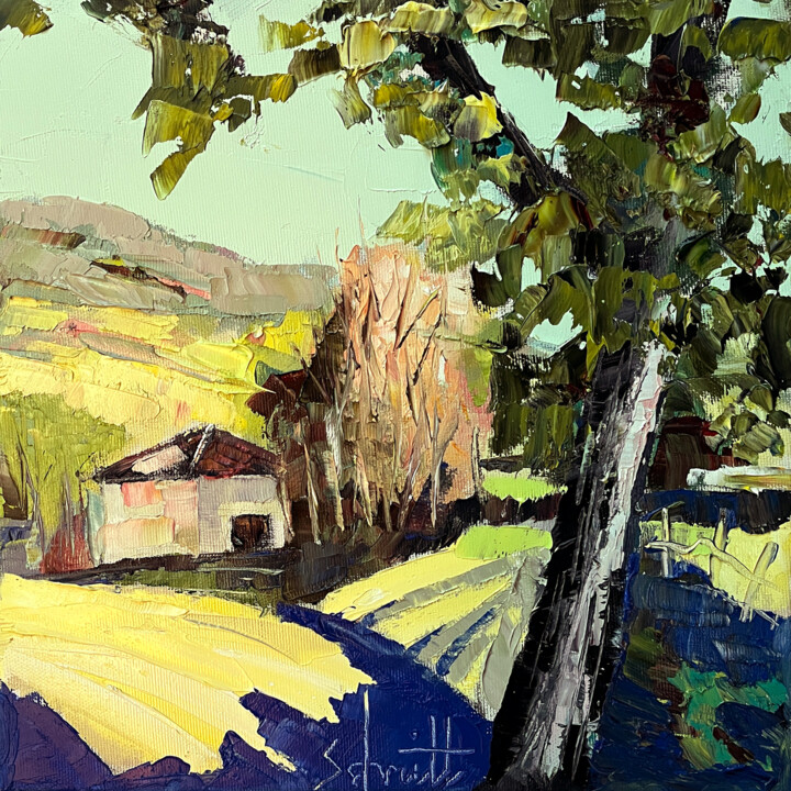 CHEMIN VERS COMPOSTELLE 3 绘画, 11.8x11.8 in