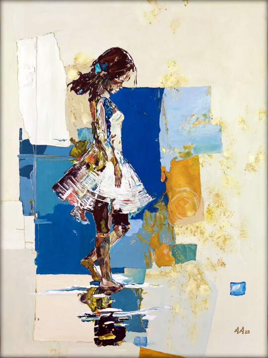 After the Rain 绘画, 23.6x17.7 in