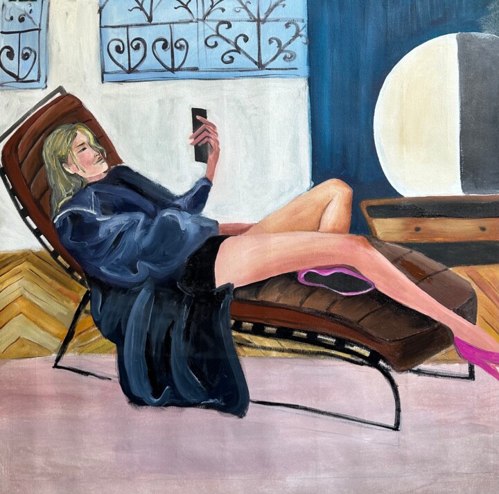 In the Net 绘画, 32.7x33.1 in