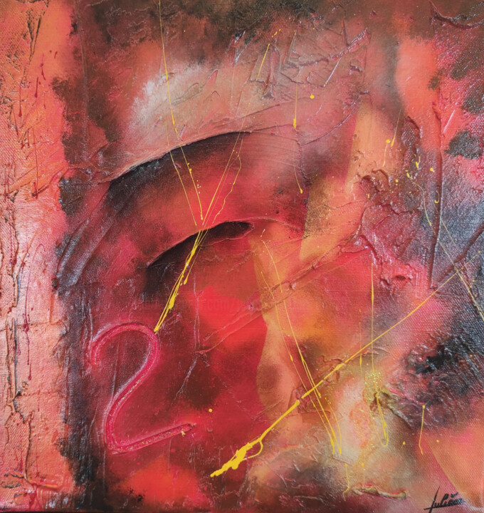 Chiffre chance 2 Painting, 11.8x11.8 in