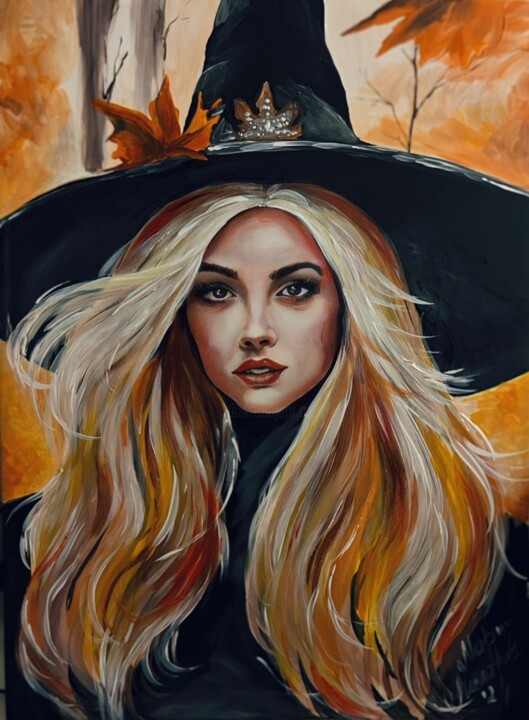 Schilderij getiteld "Аutumn" door Maria Milanova, Origineel Kunstwerk, Acryl