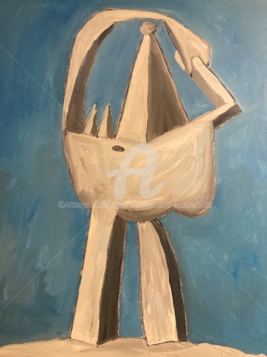 Painting titled "Abstract schilderij…" by Edwin Boeckxstaens, Original Artwork, Acrylic