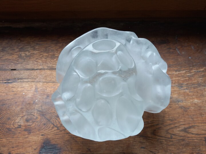 Sculpture titled "Anastomose 2/8" by Bus, Original Artwork, Glass