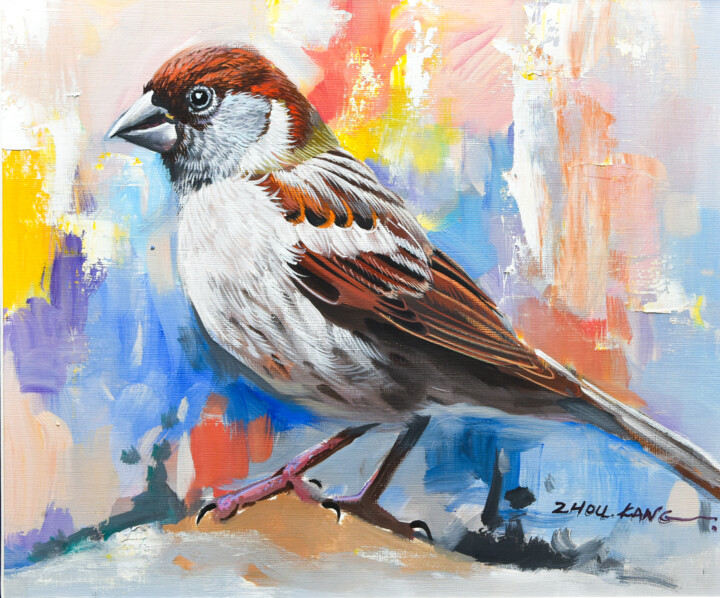bird 2 绘画, 11.8x14.2 in