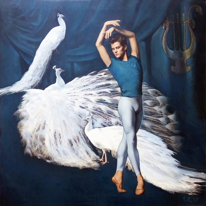 绘画,  36.2x36.2 in 