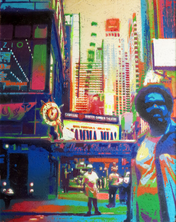 Mamma mia. Rainbow version 2/5. 绘画, 39.4x31.5 in