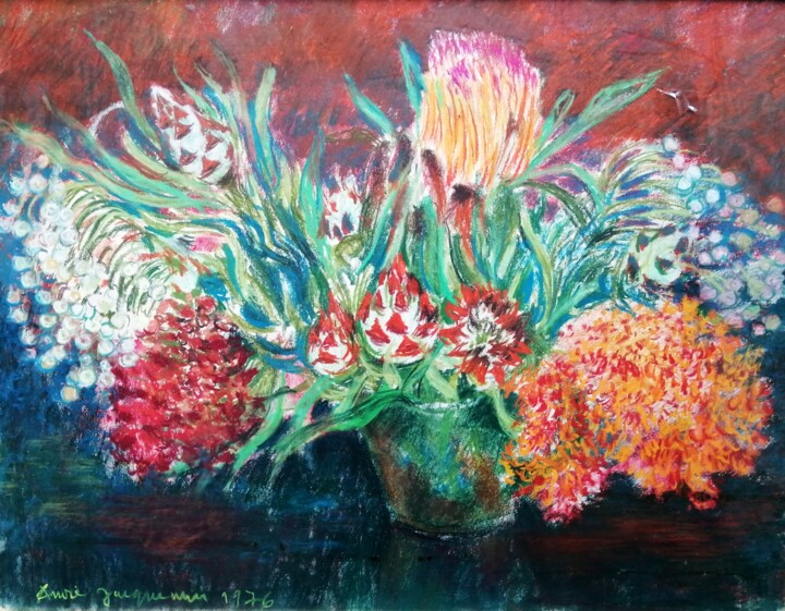 Fleurs exotiques Σχέδιο, 18,3x23,6 in