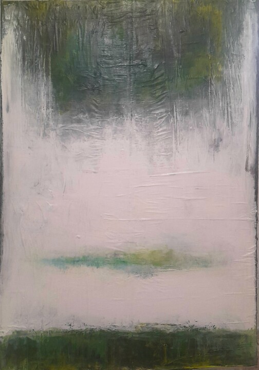 "Six o'clock in the morning" Schilderij, 47,2x31,5 in