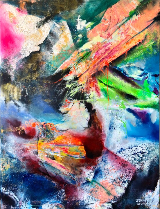 Painting titled "ORIGINAL ARTWORK CU…" by Alain Donate Hernandez, Original Artwork, Acrylic