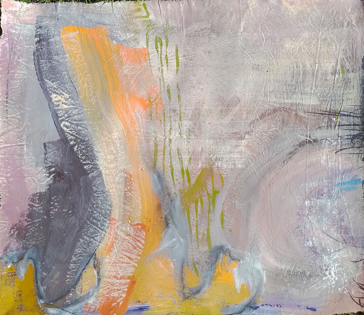 Depuis là bas, desdé ... 绘画, 23.6x27.6 in