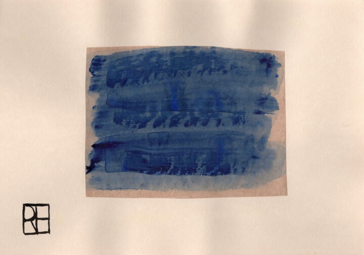 Notion de bleu 02 Pittura, 8,3x11,7 in