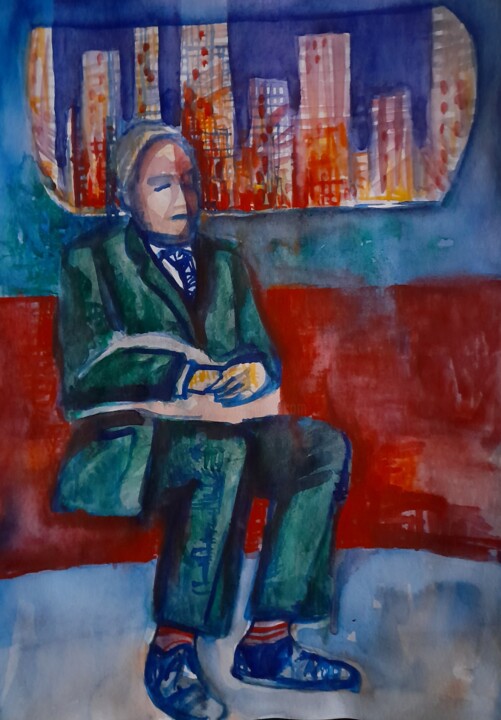 Schilderij,  16,5x11,7 in 