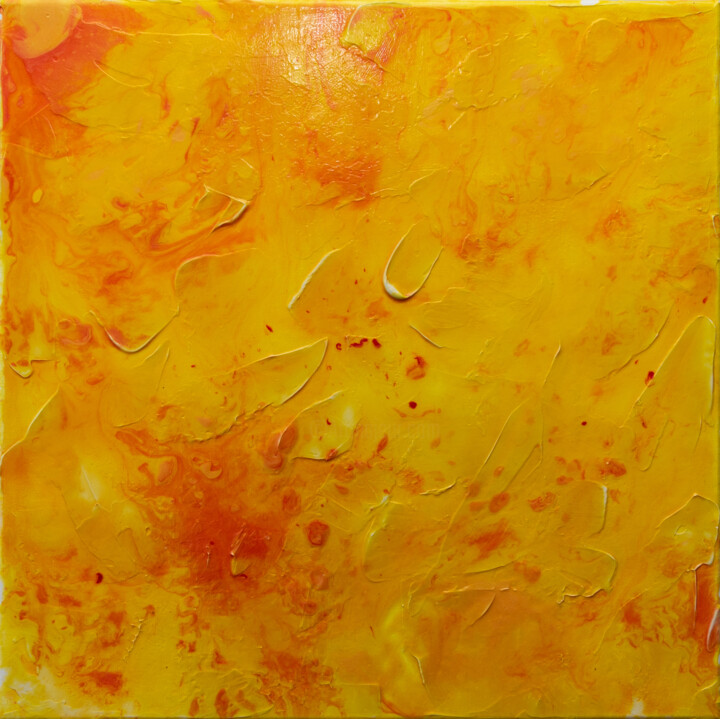 Solar Flare 绘画, 15.4x15.4 in