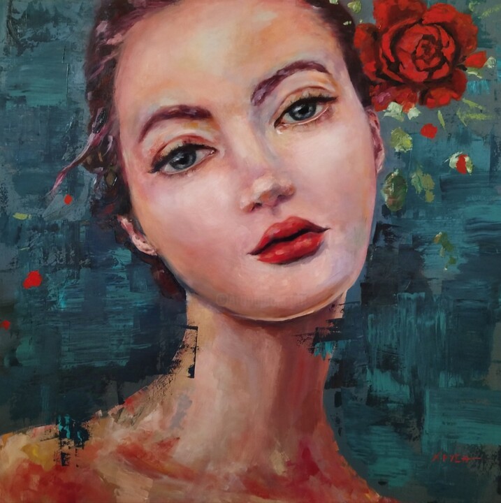 Dance recital 绘画, 31.5x31.5 in