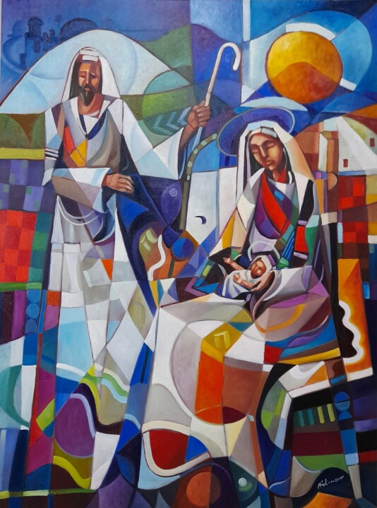 Sagrada Família 绘画, 31.5x23.6 in