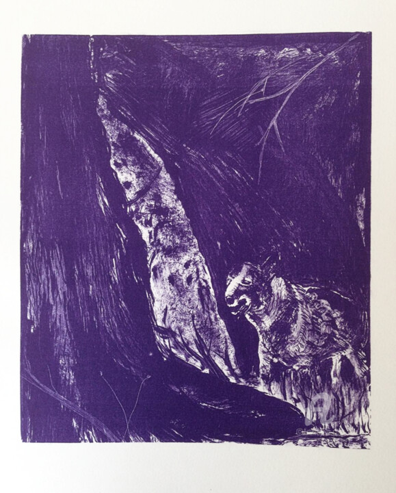 Begegnung - Encounter 印花与版画, 7.8x6.6 in