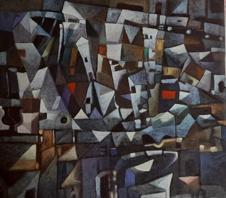 Morro de São Paulo 绘画, 21.7x23.6 in