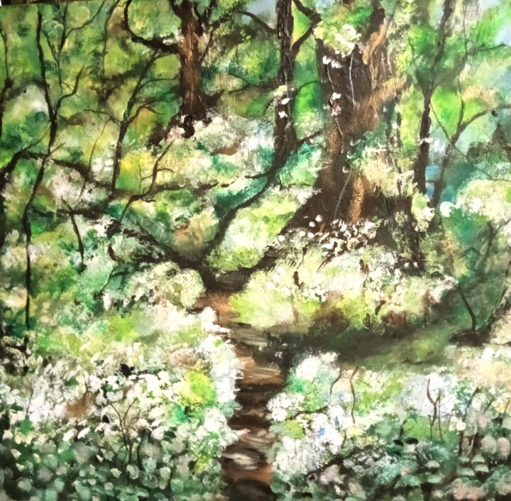 Painting,  19.7x19.7 in 