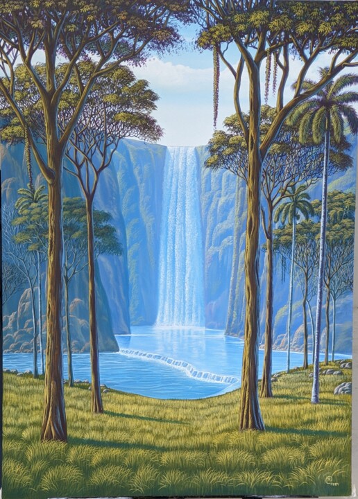 En calma 绘画, 33.9x24 in