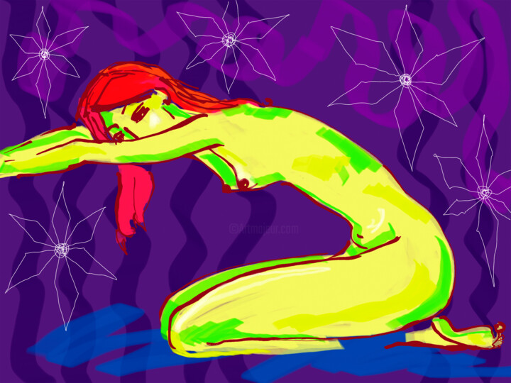 Digital Arts titled "nude_00019" by Margarita Felis, Original Artwork, 2D Digital Work