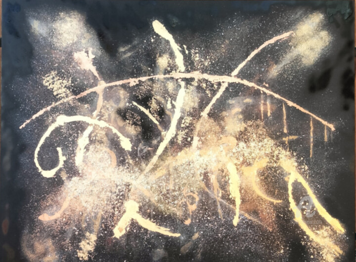 Fragments dans l'univers 绘画, 51.2x63.8 in