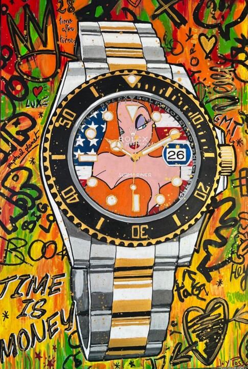 Rolex Jessica Rabbit Картина, 35,4x23,6 in