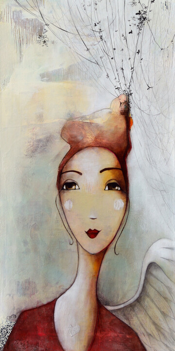 Mi-ange 绘画, 31.5x15.8 in