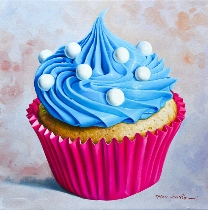cupcakes 1 绘画, 15.8x15.8 in