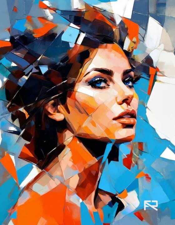 数字艺术 标题为“Fashion art 14” 由Анатолий Рабков, 原创艺术品, 2D数字工作