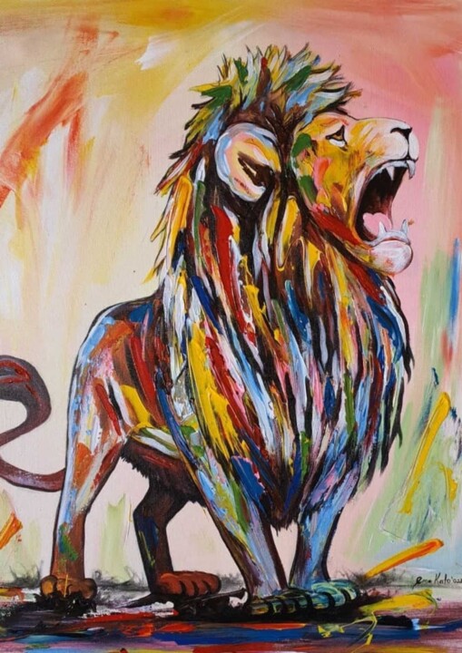 King of the Roar 印花与版画, 35.4x23.6 in