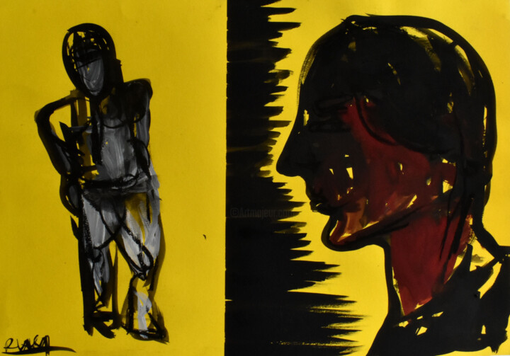 Meet (Object Number R00142) Drawing, 13.8x19.7 in