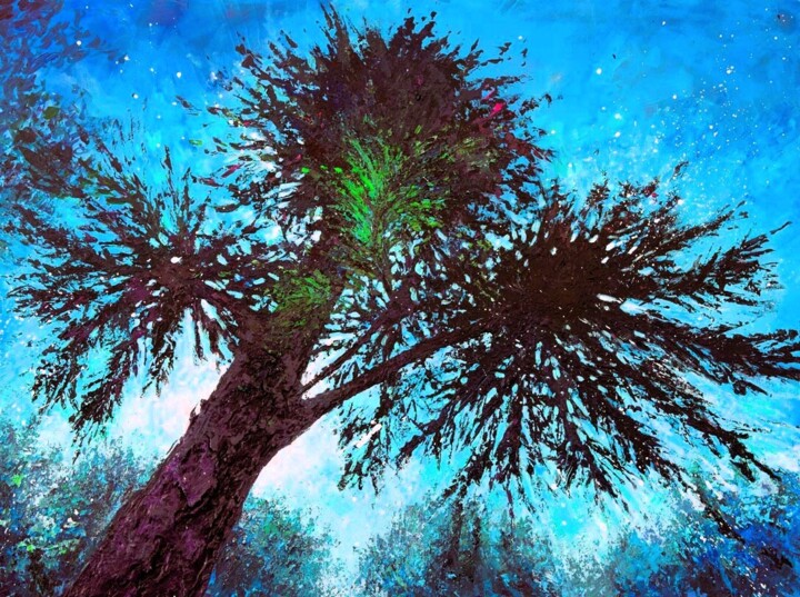 ETERNITY Le pin Wollemi Painting, 38.2x51.2 in